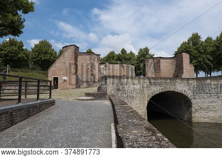 The Western City Gate Of The Fortified City Of Hulst In The Netherlands Also Known As The Keldermans