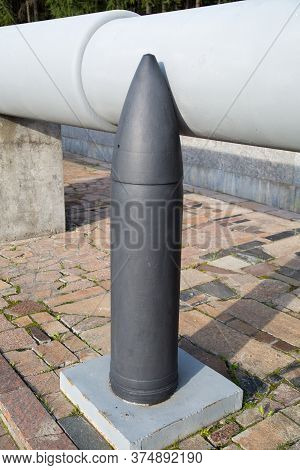 The Shell Of The Battleship Guns 305 Mm, Ussr. Military Equipment Of The Second World War.