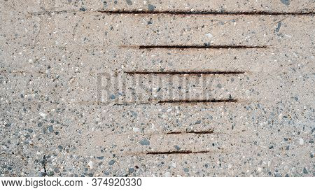 The Surface Of An Old Concrete Fence.\nbackground Image For Web Design.