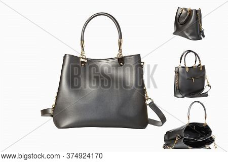 Women's Handbag In Different Color Options With Eco-leather Color Options For The Catalog.women's St