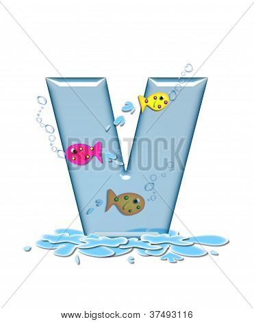 알파벳 물고기 플롭 V