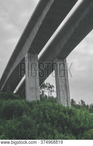 A Architechture Bridge In Middle Of Nowhere