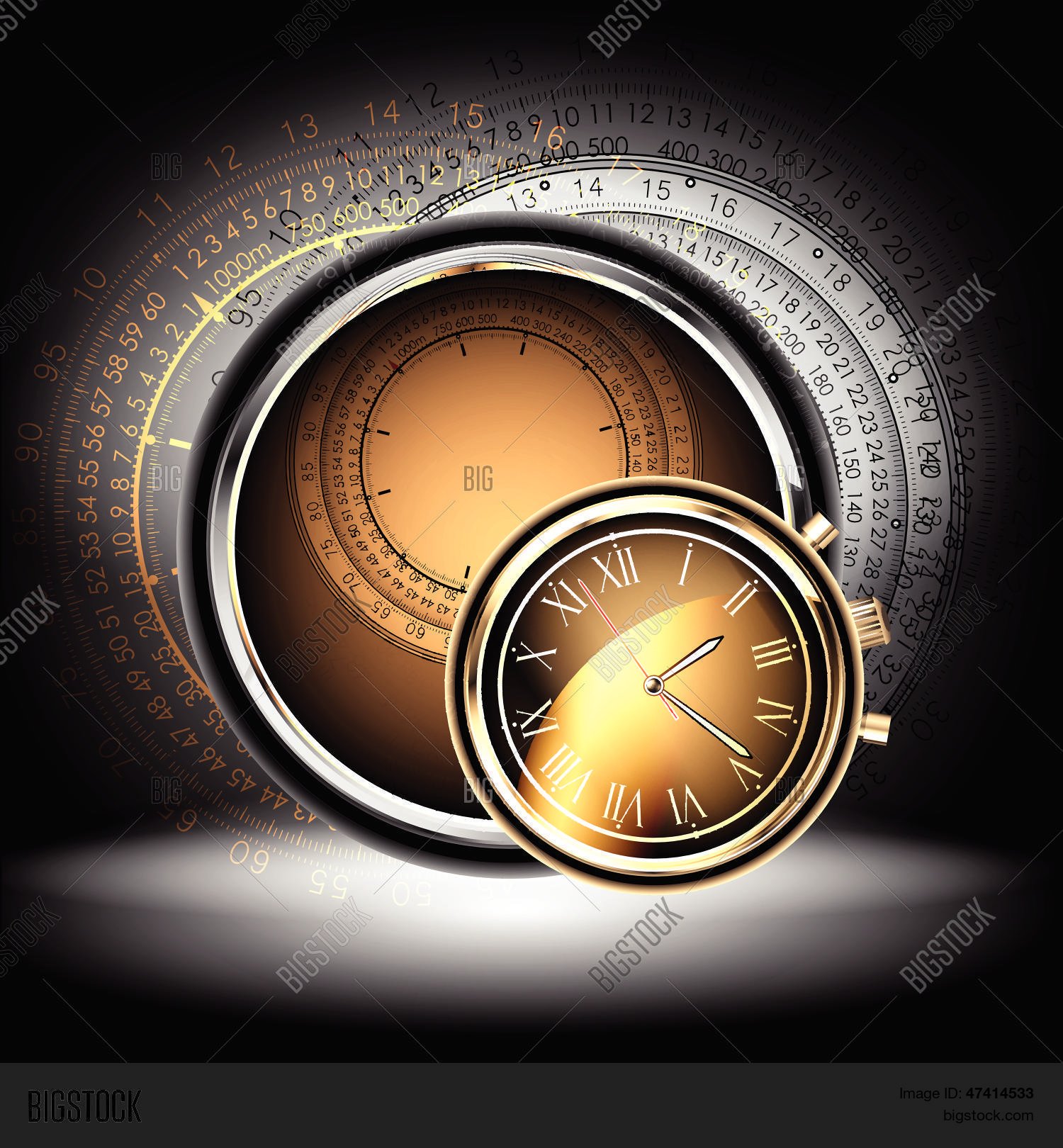 Clocks Background Vector & Photo (Free Trial) | Bigstock