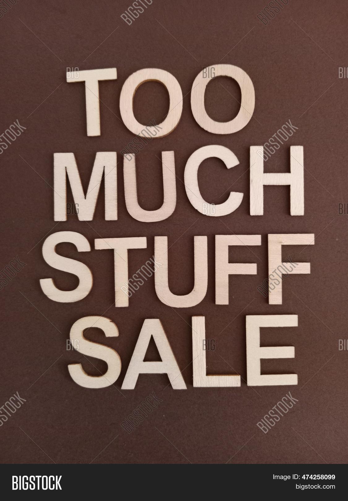 Much Stuff Sale Sign Image & Photo (Free Trial) Bigstock