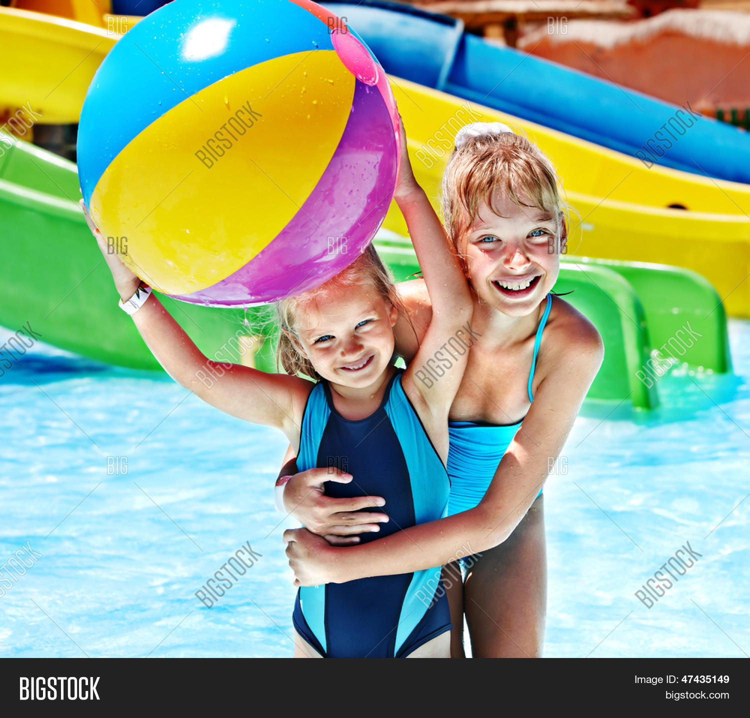 Little Girl On Water Image & Photo (Free Trial) Bigstock