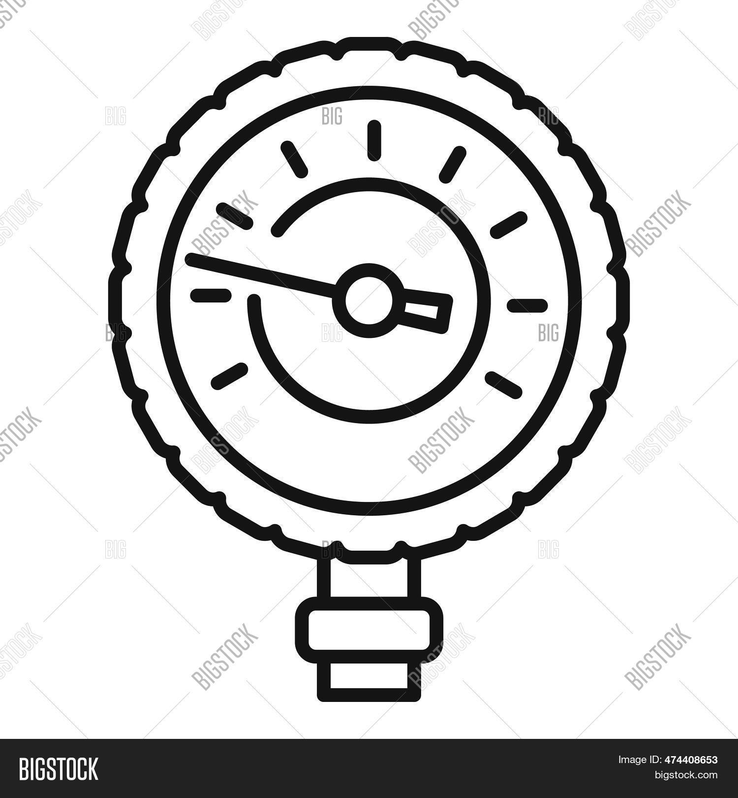 Manometre Icon Valve Manometer Icon Image & Photo (Free Trial) | Bigstock