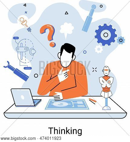 Thinking Process Of Functioning Of Consciousness, Which Determines Cognitive Activity Of Person And 