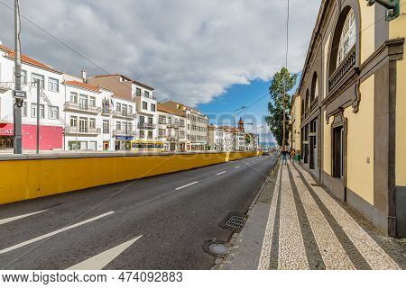Typical Architecture In Funchal, Madeira Island, Portugal