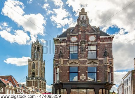 Utrecht Architecture With Dom Tower In Netherlands