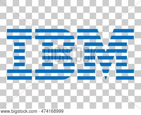 Humpolec, Czech Republic - January 13, 2023: Ibm - International Business Machines Corporation, Icon