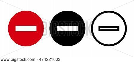 Stop Sign Icon Set. Vector & Photo (Free Trial) | Bigstock