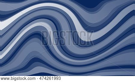 White And Blue Abstract Background, Aesthetic, Futuristic, Fluid, Wave Background, Gradient, Layout,