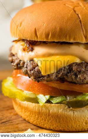 Fast Food Animal Cheeseburger