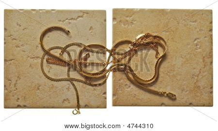 Gold Chainlets valhe, kivi