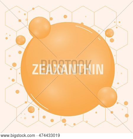 Zeaxanthin. Food For Good Vision And Healthy Eyes. Selection Of Products To Help Improve Eyesight. M