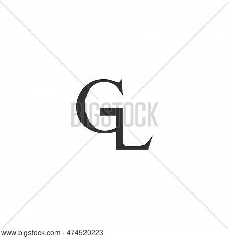 Gl Abstract Initial Monogram Letter Alphabet Logo Design.