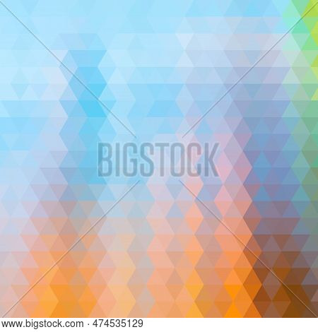 Colorbackground. Vector Geometric Illustration. Mock Up Advertising. Template For Presentation.