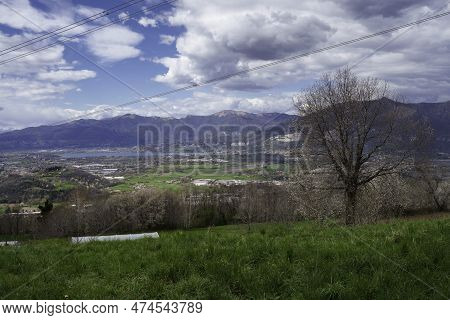 View Of Annone Lake From Colle Brianza