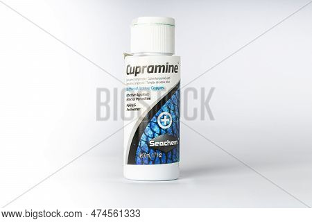 Vitoria Es Brazil - Apr 09 2023: Cupramine Product For Marine Fish Quarantine Procedure. Eliminate P