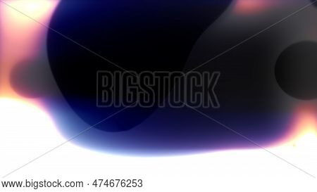 Fashion Pink Limpid Fluid Spheres With Intensive Shine - Abstract 3d Rendering