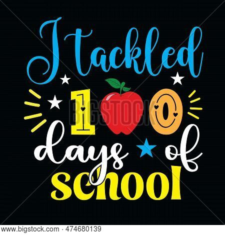 100 Day Of School Svg T-shirt Design,retro 100 Day Of School Svg T-shirt Design, 100 Day Of School