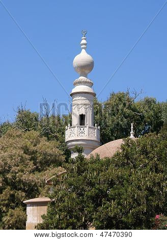 Hvid moskeen Minaret