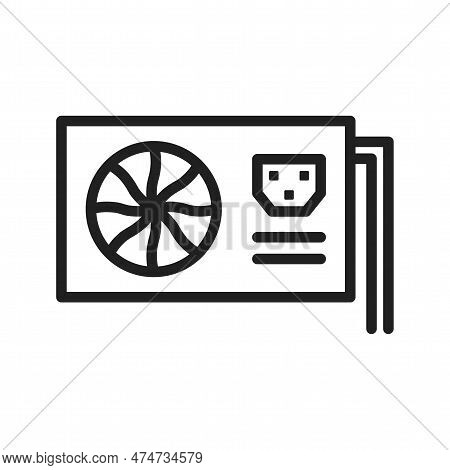 Ac Supply Icon Vector Image. Suitable For Mobile Apps, Web Apps And Print Media.