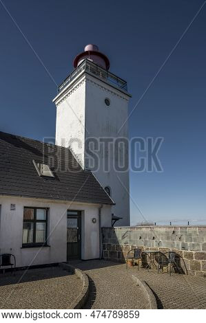 The Lighthouse Of Røsnæs, Kaulundborg, Denmark, April 4, 2023