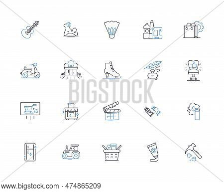 Provider Line Icons Collection. Reliable, Affordable, Trusted, Efficient, Secure, Professional, Robu