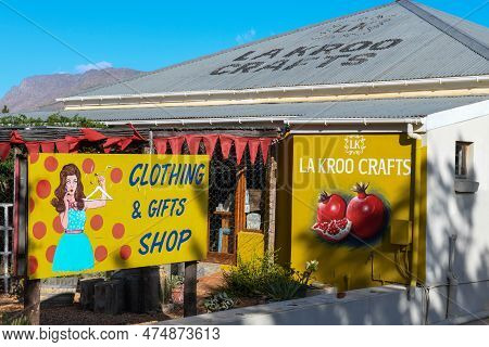 Vintage Advertising Signs At Barrydale On South Africa