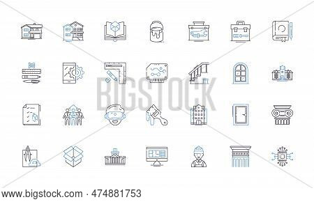 Environmental Ecology Line Icons Collection. Sustainability, Ecosystem, Biodiversity, Conservation, 