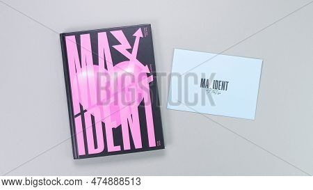 Stray Kids Maxident Mini Album Box Set On Grey. Music Cd. South Korean Boy Band Straykids. Space For