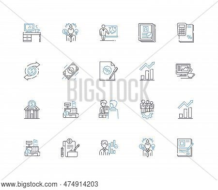 Survey Business Line Icons Collection. Feedback, Research, Analysis, Data, Questions, Responses, Ins