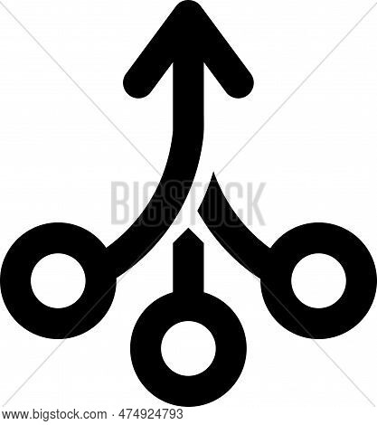 Consolidation Icon, Compound Icon, Isolated Vector Illustration