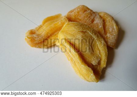 Bundle Of Three Pieces Of Fleshy Yellow Dried Jack Fruit
