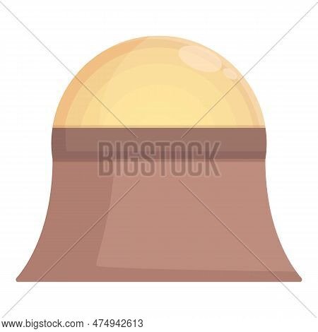 Ball Desk Nightlight Icon Cartoon Vector. House Design. Interior Room