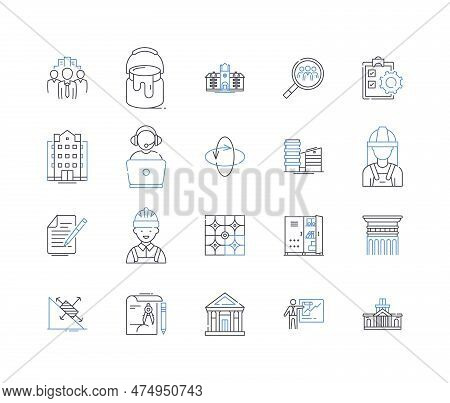 Human Resources Staffing Line Icons Collection. Recruitment, Talent, Hiring, Retention, Diversity, S