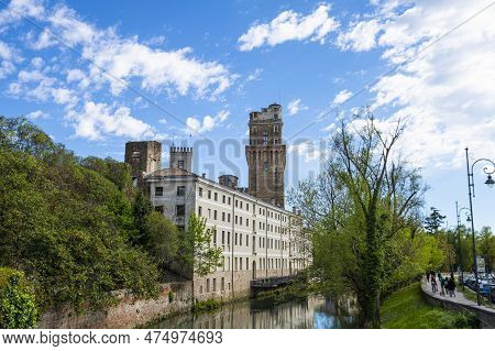 Padua, Italy. April 2023.  The Specola Tower Is The Headquarters Of The Astronomical Observatory Of 