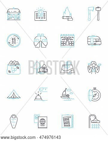Digital Innovations Linear Icons Set. Disruption, Augmented, Virtual, Algorithm, Automation, Cryptoc