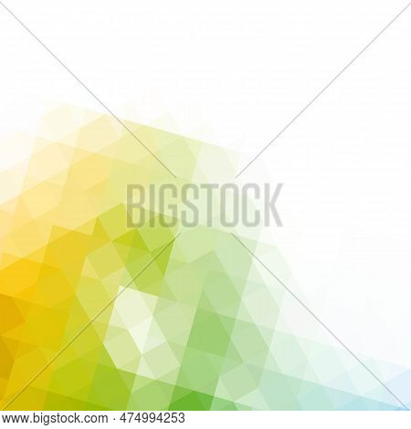 Pixel Art Background. Vector Illustration. Abstractcolor Square Pixel Pattern. Mosaic Background