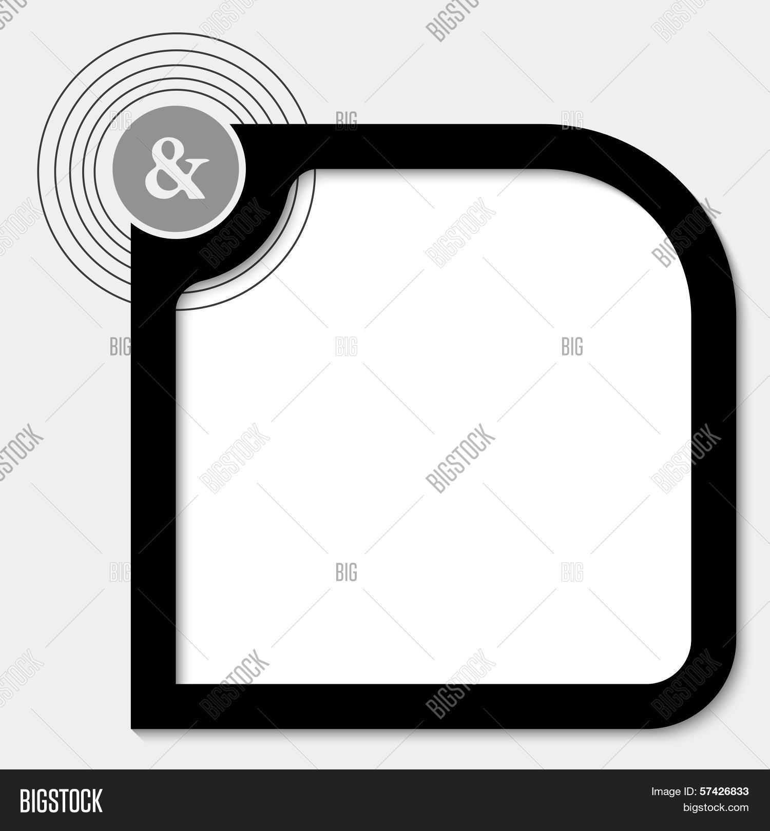 Black Text Box Vector & Photo (Free Trial) | Bigstock