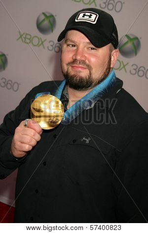 Steve Holcomb at the World Premiere of 
