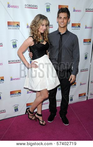 Debby Ryan and Jean-Luc Bilodeau  at the 