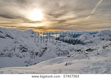Mountains Of Nassfeld In Austria