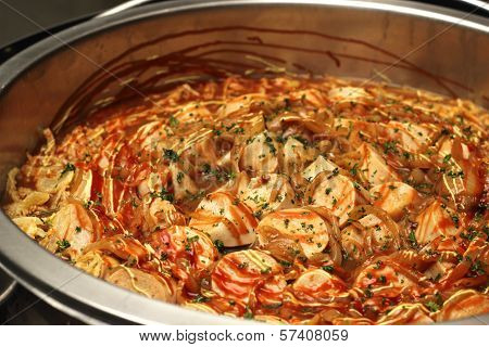 Veal Sausage With Sauce