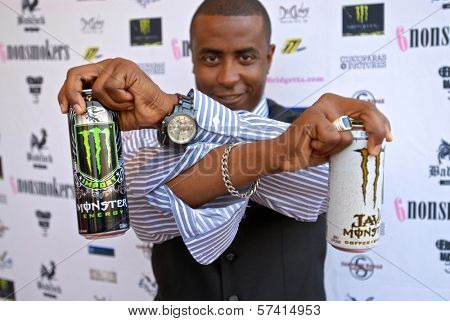 Demetrius Parker at a screening of 