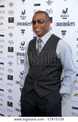 Demetrius Parker at a screening of 