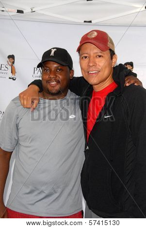 Shay Roundtree and Yancy Arias at the Padres Contra El Cancer Annual Stand for Hope 5K Run Walk, Rose Bowl, Pasadena, CA. 06-26-10