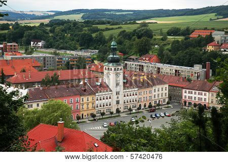Fulnek city in Moravia