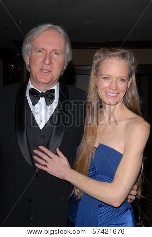 James Cameron and Suzy Amis at the 62nd Annual DGA Awards - Arrivals, Hyatt Regency Century Plaza Hotel, Century City, CA. 01-30-10